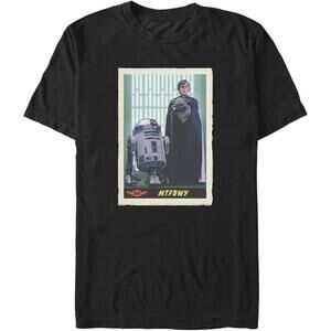 STAR WARS Mandalorian Training Card Men's Short Sleeve Sz 3X